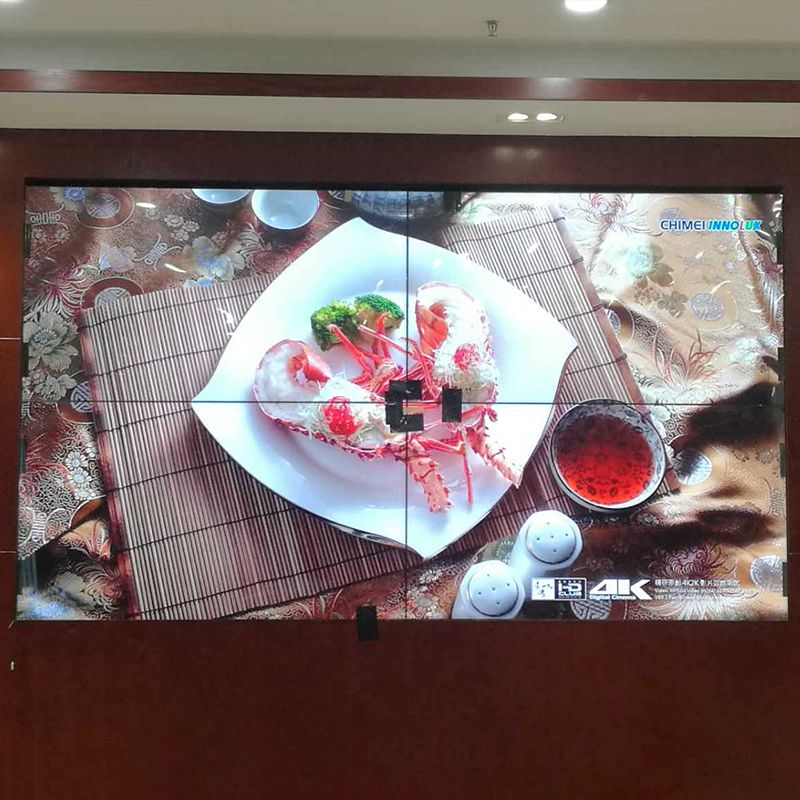 東莞天安數(shù)碼城55英寸2X2京東方3.5mm雙邊拼縫