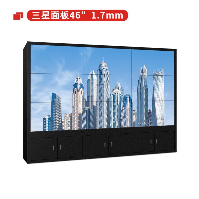 鼎創視界46英寸三星1.7mm拼縫液晶拼接屏